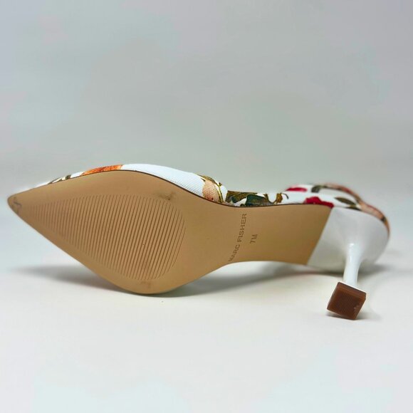 Marc Fisher Floral Print Hadya Slingback Pump Size 7 - Picture 15 of 16
